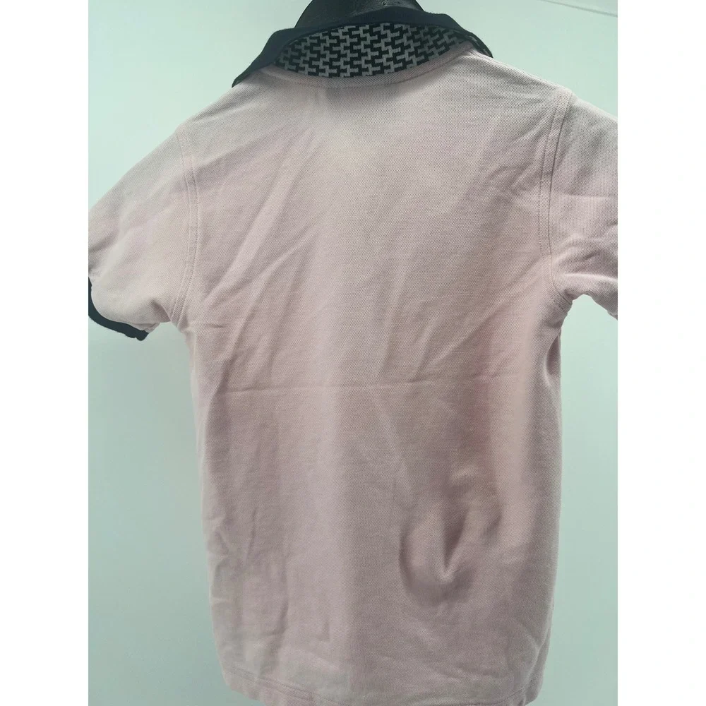 Psycho Bunny Pink Short Sleeve Polo Shirt Boys Girls Kids Size S 7‎ 8 Bunny Logo